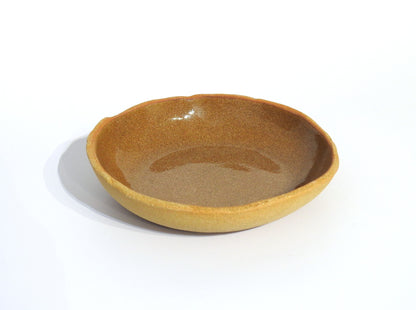 Terracota bowl for serving . Beige clay bowl . Beige stoneware . earthy tones ceramics pottery 