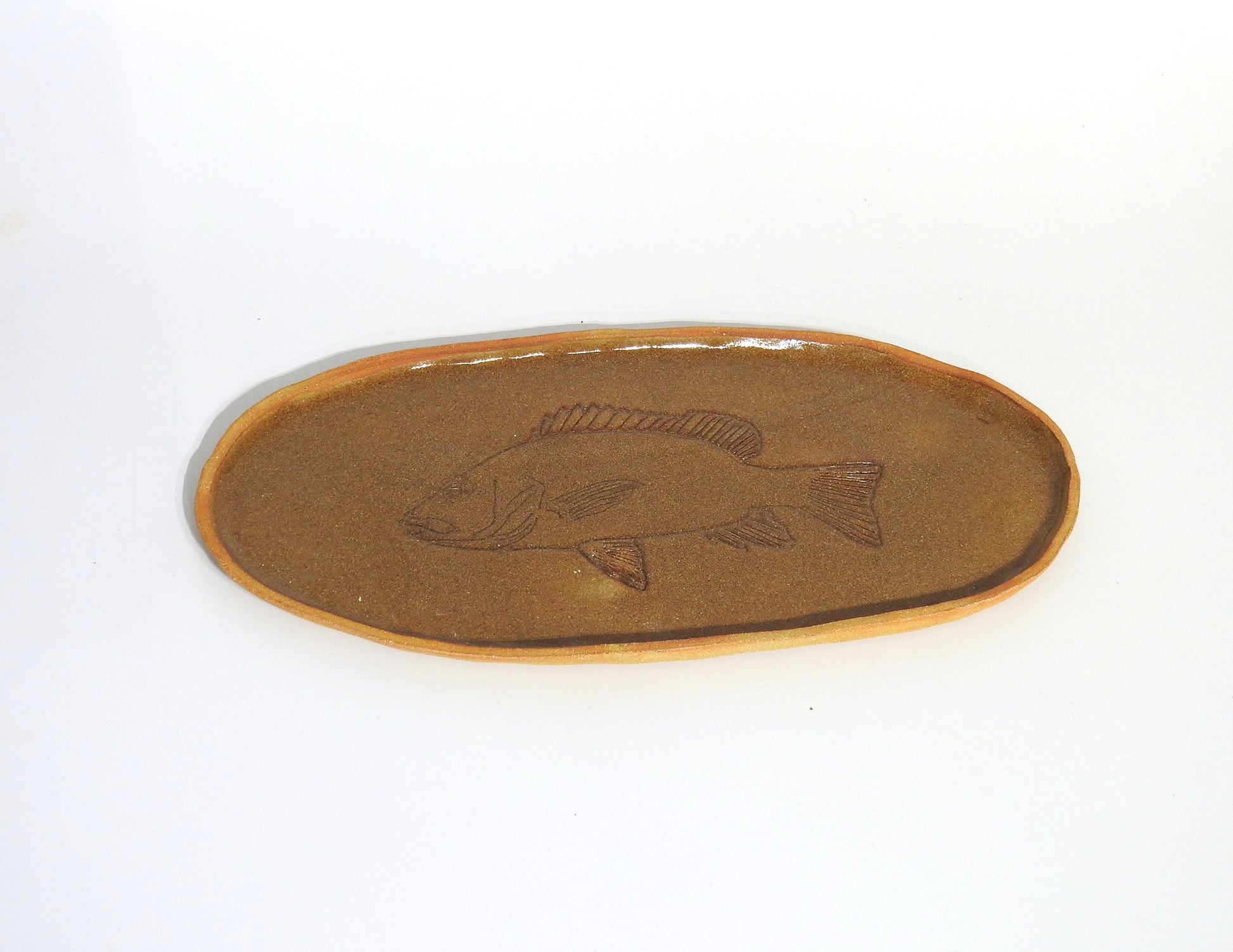 beige raw aesthetics platter for food. ceramic clay serving big dish for dinner 