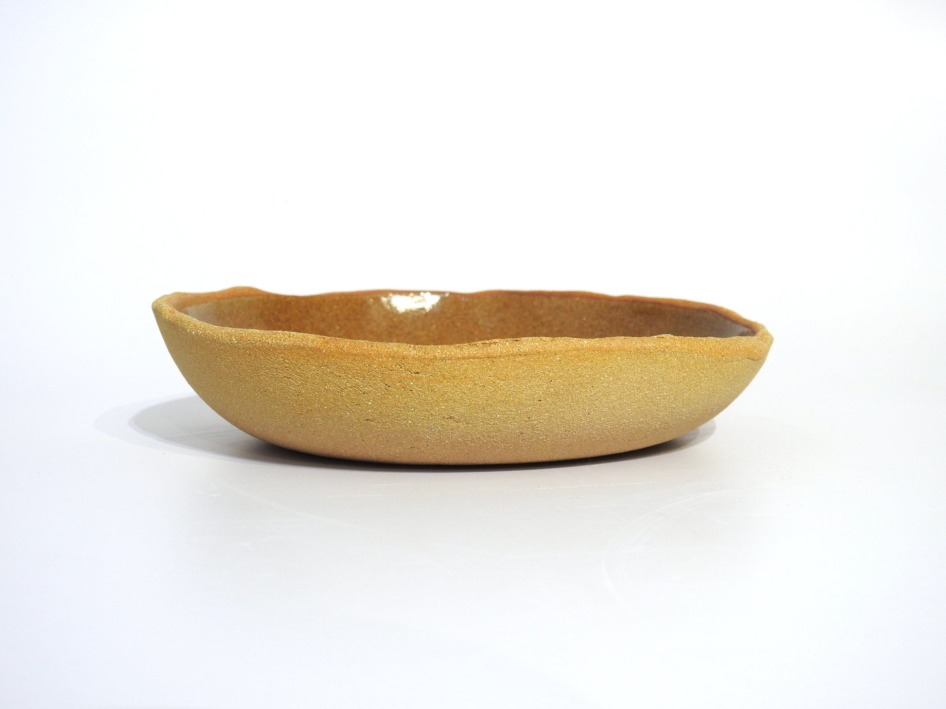 Terracota bowl for serving . Beige clay bowl . Beige stoneware . earthy tones ceramics pottery 