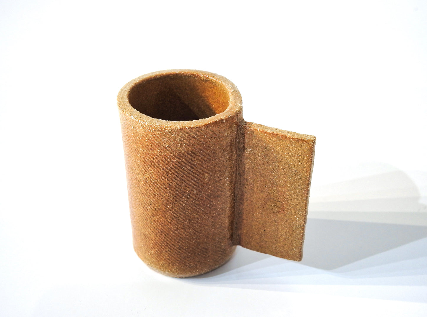 ceramic beige pottery mug handmade wabi sabi raw aesthetics mug for coffee gift for everyday use handbuild earthy tones artisanal cup

