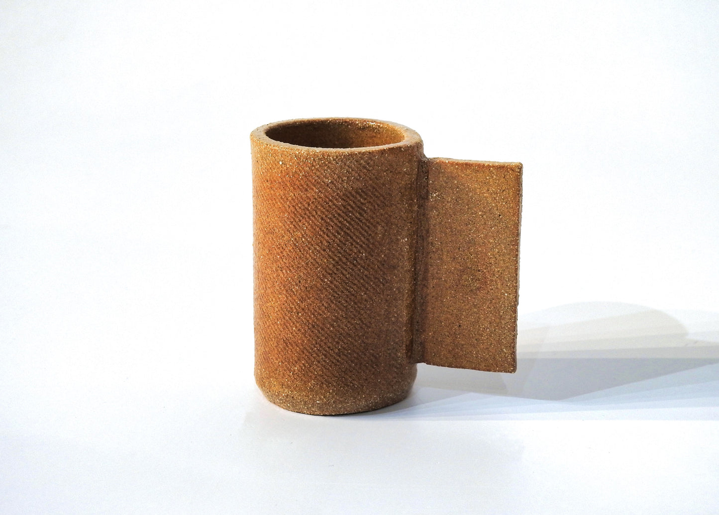 ceramic beige pottery mug handmade wabi sabi raw aesthetics mug for coffee gift for everyday use handbuild earthy tones artisanal cup

