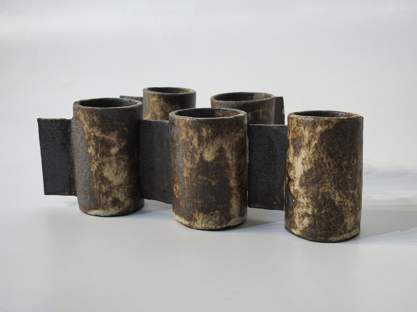 handmade esspresso cup raw aesthetics wabi sabi pottery brown minimal design pottery 