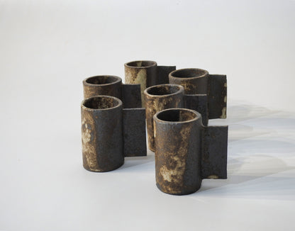 handmade esspresso cup raw aesthetics wabi sabi pottery brown minimal design pottery Rustic wabi sabi ceramic espresso cups in black, brown and beige tones

Handmade wabi sabi espresso cups organic ceramic tableware

Artisan rustic stoneware espresso cups minimalist Japanese wabi sabi style

Unique handcrafted espresso cups earthy black brown beige design

Wabi sabi aesthetic ceramic espresso cups rustic handmade tableware